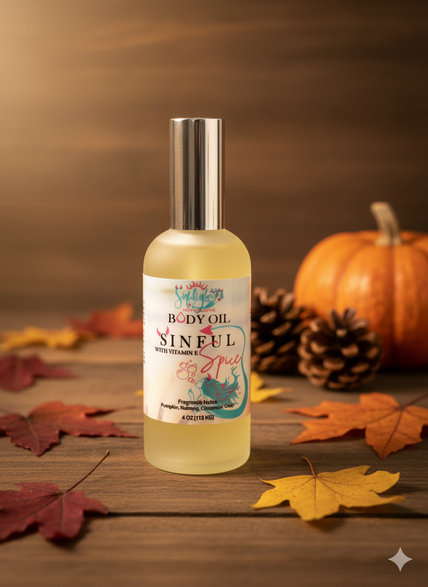 Sinful Glow Body Collective Pumpkin Spice Hydration Oil (Limited Edition)